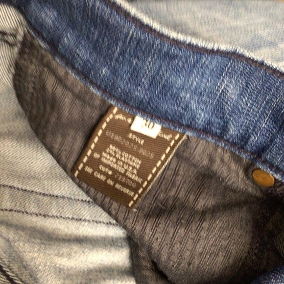 7 for all mankind jeans women 30 blue straight - Picture 10 of 12